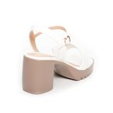 giày sandal nữ đế PU siêu nhẹ cao 7cm Hanatabi quai 1 xếp hậu c (35-39) mã HNSDG7F967