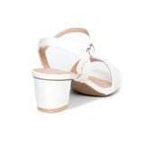 giày sandal nữ cao gót 5cm Hanatabi quai ngang mũi vuông hậu C đế TA bigsize (35-41) mã HNSDG5F871