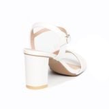 giày sandal nữ cao gót 7cm Hanatabi quai ngang mũi vuông hậu c đế TA bigsize (35-41) mã HNSDG7F876