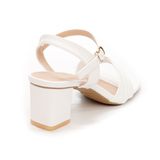 giày sandal nữ cao gót 5cm Hanatabi quai xếp mũi vuông hậu C đế TA bigsize (35-41) mã HNSDG5F864