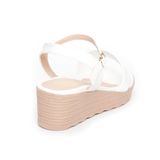 giày sandal nữ đế PU siêu nhẹ cao 5cm Hanatabi quai 1 xếp hậu c (35-40) mã HNSD5F969