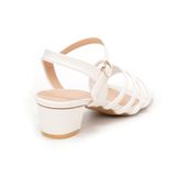 giày sandal nữ cao gót 3cm Hanatabi quai chéo mũi vuông hậu c đế TA bigsize (35-41) mã HNSDG3F887