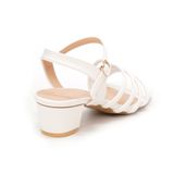 Sandal nữ Hanatabi 4 quai chéo mũi vuông gót 3cm hậu c đế TA cao cấp chống trơn trượt mã HNSDG3F887 (Size 35 -> 41)