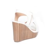 giày sandal nữ đế xuồng PU siêu nhẹ cao 9cm Hanatabi quai ngang khóa kéo (35-39) mã HNSDX9F1028