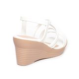 giày sandal nữ đế xuồng PU siêu nhẹ cao 7cm Hanatabi quai chéo hậu thun (35-39) mã HNSDX7F1053