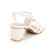 Giày Sandal Nữ Cao Gót 5cm Hanatabi Quai Ngang Mũi Vuông Hậu Thun Đế TA Bigsize (35-41) Mã HNSDT5F854