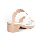 Dép nữ hanatabi hai quai nhị đế PU cao 3cm mã HNDE3F780 (Size 36 -> 41)