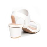 giày sandal nữ cao gót Hanatabi quai ngang mũi vuông hậu thun đế TA bigsize (35-41) mã HNSDG5F1068