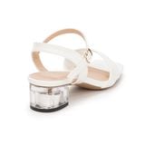 giày Sandal Nữ Cao Gót Mica 3cm Hanatabi Quai 1 Xếp Mũi Vuông Hậu C Đế TA Bigsize (35-41) Mã HNSDG3F329