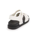 Sandal nữ Hanatabi 2 lớp quai bản ngang may liền đế cao 3cm mã HNSD608 (Size 35 -> 39)