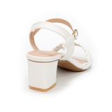 giày sandal nữ cao gót 5cm Hanatabi quai bèo mũi vuông hậu c đế TA bigsize (35-41) mã HNSDG5F917