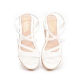 Sandal nữ Hanatabi quai chéo đế xuồng siêu nhẹ cao 5cm hậu thun mã HNSD5F946 (Size 36 -> 40)