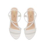 giày sandal nữ đế PU siêu nhẹ cao 9cm Hanatabi quai chéo hậu thun (35-39) mã HNSDX9F837