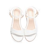 giày sandal nữ đế PU siêu nhẹ cao 5cm Hanatabi quai 2 xếp hậu c (35-40) mã HNSD5F968