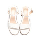 giày sandal nữ đế PU siêu nhẹ cao 7cm Hanatabi quai 1 xếp hậu c (35-39) mã HNSDG7F967