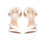 Giày sandal nữ cao gót 7cm Hanatabi quai chéo mũi vuông hậu c đế TA bigsize (35-41) mã HNSDG7F1126