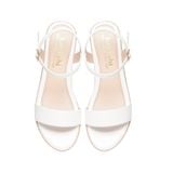 Giày sandal nữ đế PU siêu nhẹ cao 5cm Hanatabi quai ngang hậu c bigsize (35-42) mã HNSDG5F1141