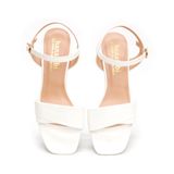 Giày sandal nữ cao gót 5cm Hanatabi quai 1 xếp mũi vuông hậu C đế TA bigsize (35-41) mã HNSDG5F862