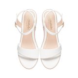 Giày sandal Nữ Đế Xuồng PU Siêu Nhẹ Cao 9cm Hanatabi Quai 1 Xếp Hậu C (35-39) Mã HNSDX8F1085