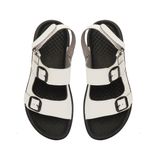 Sandal nữ Hanatabi 2 lớp quai bản có khóa may liền đế cao 2cm mã HNSDX2F805 (Size 35 -> 39)