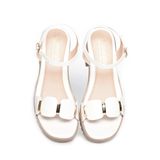 giày sandal nữ đế PU siêu nhẹ cao 7cm Hanatabi quai ngang hậu c (35-39) mã HNSDG7F1000