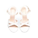 Sandal nữ Hantabi quai chéo gót nhọn cao 7cm hậu c đế TA cao cấp chống trơn trượt mã HNSDG7F974 (Size 35 - 41)