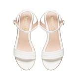 Giày sandal nữ đế xuồng PU siêu nhẹ cao 8cm Hanatabi quai ngang hậu c (35-39) mã HNSDX8F1130