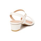 giày sandal nữ cao gót 3cm Hanatabi quai ngang mũi vuông hậu c đế TA bigsize (35-41) mã HNSDG3F875