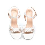 giày sandal nữ cao gót 5cm Hanatabi quai thắt mũi vuông hậu c đế TA bigsize (35-41) mã HNSDG5F1064