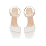 giày sandal nữ cao gót 3cm Hanatabi quai 2 xếp mũi vuông hậu c đế TA bigsize (35-41) mã HNSDG3F935