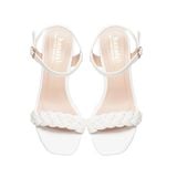 giày sandal nữ cao gót 7cm Hanatabi quai thắt mũi vuông hậu c đế TA bigsize (35-41) mã HNSDG7F918