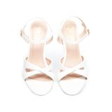 giày sandal nữ cao gót 5cm Hanatabi quai chéo hậu c đế TA bigsize (35-41) mã HNSDG7F975