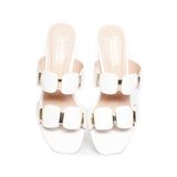 dép nữ cao gót 5cm Hanatabi quai nhị mũi vuông đế TA cao cấp bigsize (35-41) mã HNDE5F1001