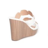 Dép nữ đế xuồng PU siêu nhẹ cao 9cm Hanatabi quai nhị (35-39) mã HNDE9F1016