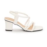 giày sandal nữ cao gót 5cm Hanatabi quai chéo mũi vuông hậu c đế TA bigsize (35-41) mã HNSDT5F776