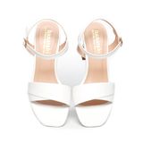 giày sandal nữ cao gót 7cm Hanatabi quai 1 xếp mũi vuông hậu c đế TA bigsize (35-41) mã HNSDG7F1039