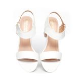giày sandal nữ cao gót 7cm Hanatabi quai ngang khóa kéo đế TA cao cấp bigsize (35-41) mã HNSDG7F1035