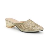 Sục nữ đính xoàn gót cao 5cm mã HNSB5F160 ( Size 36 -> 40)