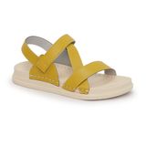 Sandal nữ Hanatabi 2 lớp quai chéo may liền đế cao 2cm mã HNSDX2F803 (Size 35 -> 39)