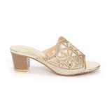 Dép nữ cao gót vân gỗ cao 5cm Hanatabi quai lưới đính đá đế TA cao cấp bigsize (35-41) mã HNDE5F796