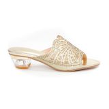 dép nữ cao gót mica 3cm Hanatabi quai lưới đính đá đế TA cao cấp bigsize (35-41) mã HNDE3F786