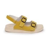 Sandal nữ Hanatabi 2 lớp quai bản có khóa may liền đế cao 2cm mã HNSDX2F805 (Size 35 -> 39)