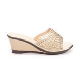 dép nữ đế xuồng PU siêu nhẹ cao 7cm Hanatabi quai lưới đính dá (35-39) mã HNDEL7F942