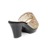dép nữ đế PU đen siêu nhẹ cao 7cm Hanatabi quai lưới đính đá bigsize (36-40) mã HNDE7F1038