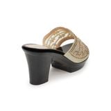 dép nữ đế PU đen siêu nhẹ cao 7cm Hanatabi quai lưới đính đá bigsize (36-40) mã HNDE7F884