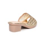 dép nữ đế PU kem siêu nhẹ cao 5cm Hanatabi quai lưới đính đá bigsize (35-42) mã HNDE5F1036