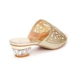 dép nữ cao gót mica 3cm hanatabi quai lưới đính đá đế TA cao cấp bigsize (35-41) mã HNDE3F898