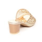 dép nữ cao gót lăn vân gỗ cao 5cm Hanatabi quai lưới đính đá đế TA cao cấp bigsize (35-41) mã HNDE5F960