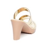 dép nữ đế PU kem siêu nhẹ cao 9cm Hanatabi quai chéo bigsize (36-40) mã HNDE9F1080