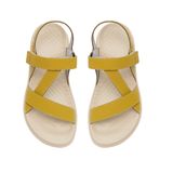 Sandal nữ Hanatabi 2 lớp quai chéo may liền đế cao 2cm mã HNSDX2F803 (Size 35 -> 39)